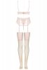 Zmysłowy komplet Flooranis Peach Emporio Collection Brzoswiniowy LivCo Corsetti Fashion rozmiar - L/XL